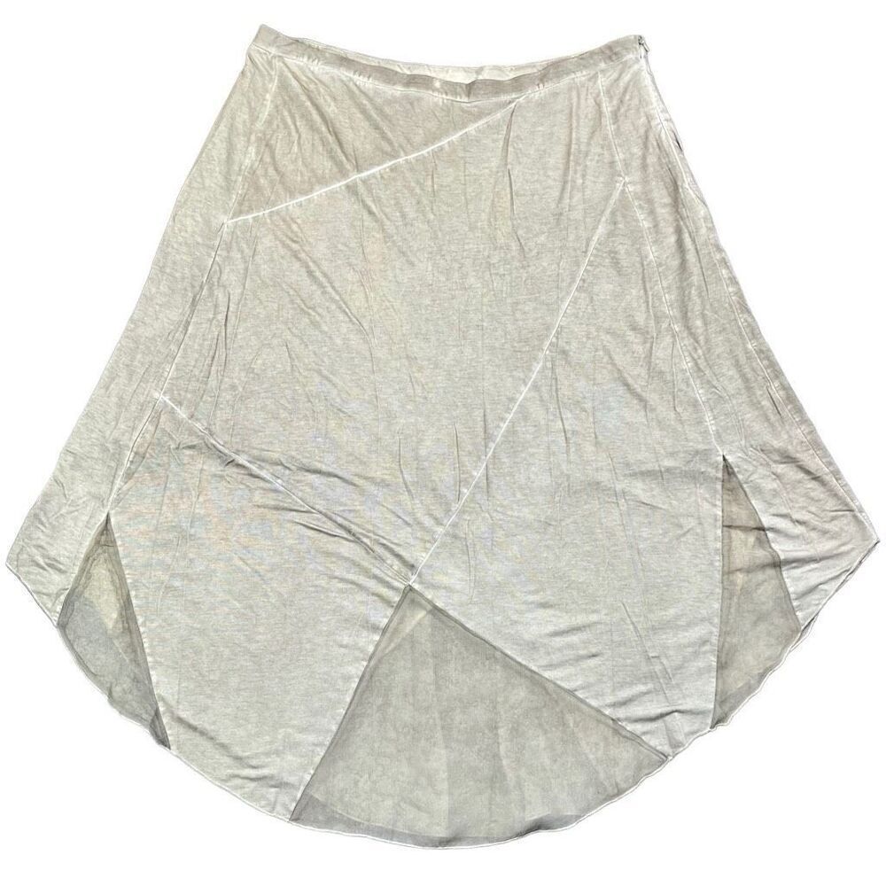 NWT Chico’s Pieced Fabric Mix Meghan Taupe Skirt 3 XL 16